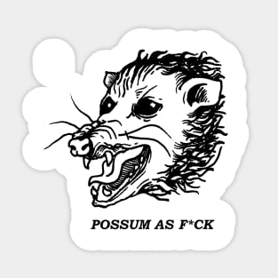 Possum As F*ck Sticker